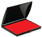 SP-0 RED - Shiny No.0 Felt Stamp Pad - RED
